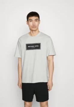 Michael Kors Flagship Logo Tee - Print T-Shirt - Opal