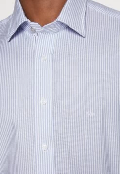 Michael Kors Oxford Stripe Washed Slim - Formal Shirt - Light Blue 13 Michael Kors Oxford Stripe Washed Slim - Formal Shirt - Light Blue -Fashion Clothing-Michael Kors 00e95eaf59bd475fbc158d3f0ff44bf2
