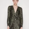 MICHAEL Michael Kors Cheetah Mini - Cocktail Dress / Party Dress - Black/Gold-Coloured -Fashion Clothing-Michael Kors 0315571db7c54952bc73823def61c10d