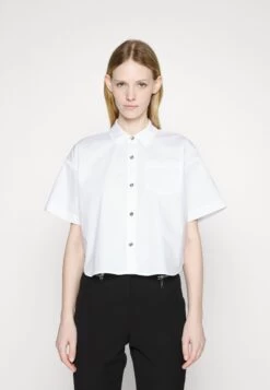 MICHAEL Michael Kors Crop - Button-Down Blouse - White
