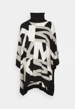 MICHAEL Michael Kors Illusion Check - Cape -Fashion Clothing-Michael Kors 04596cc3baa842888067a9974680dbc3