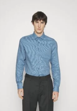 Michael Kors Mini Square Dobby Slim Fit Shirt - Formal Shirt - Blue