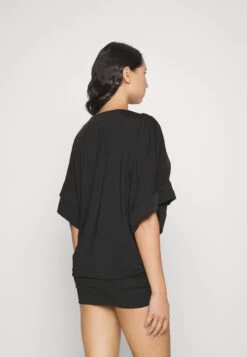 MICHAEL Michael Kors Iconic Solids Cover Up - Beach Accessory - Black -Fashion Clothing-Michael Kors 04881481333e4e9f9e5adfd0cc864c57