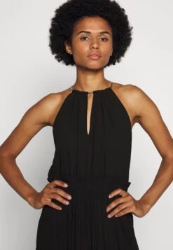 MICHAEL Michael Kors Chain Neck Midi Dress - Cocktail Dress / Party Dress - Black -Fashion Clothing-Michael Kors 0504c146bcc5421ba22e733477c13d5b