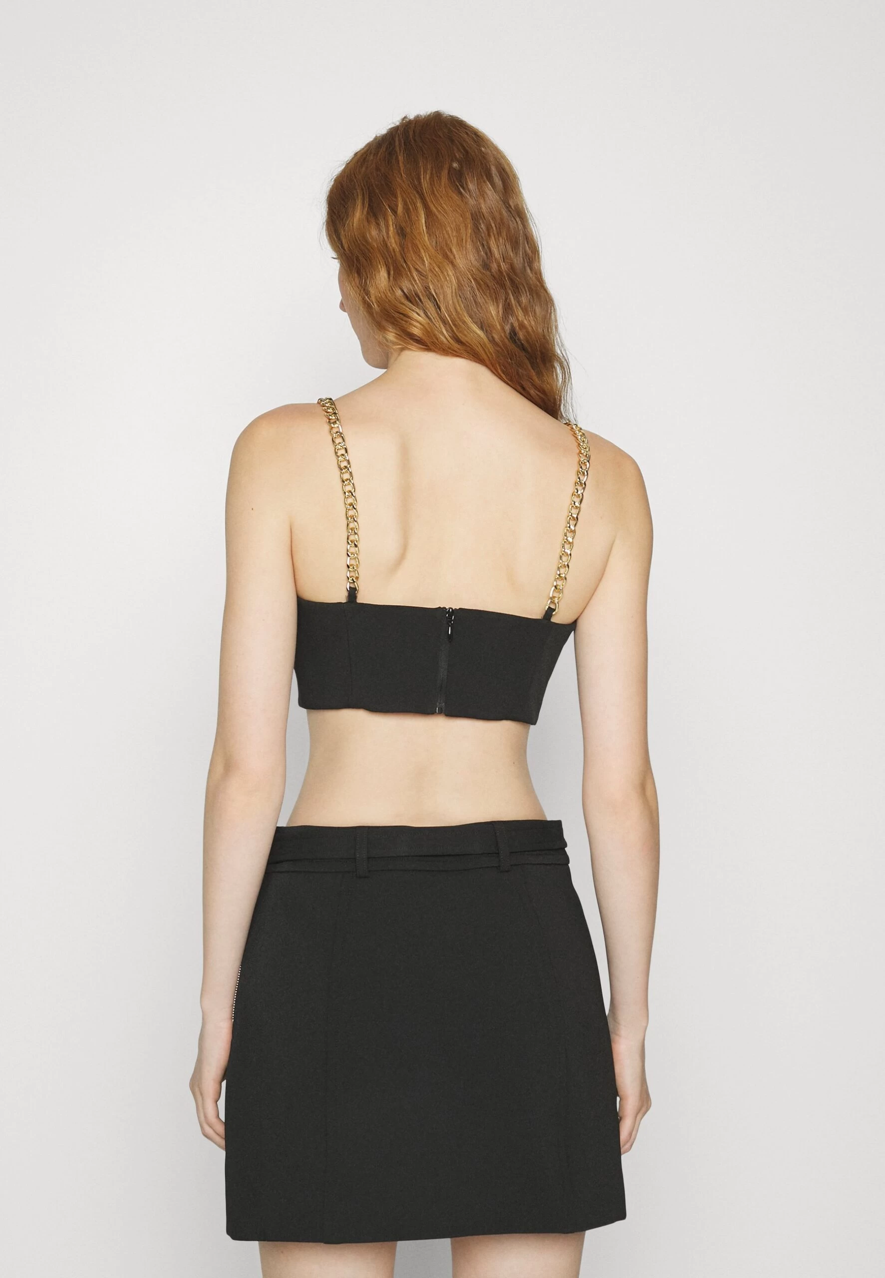MICHAEL Michael Kors Strctd Crepe Bustier - Top - Black 5 MICHAEL Michael Kors Strctd Crepe Bustier - Top - Black - Image 3