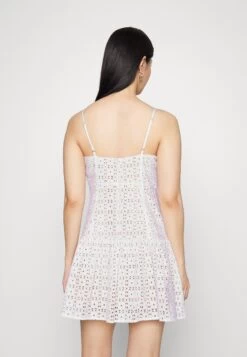MICHAEL Michael Kors Eyelet Midi- Cocktail Dress / Party Dress - White 11 MICHAEL Michael Kors Eyelet Midi- Cocktail Dress / Party Dress - White -Fashion Clothing-Michael Kors 0768580018764d198bc70798f3bf6e2a