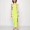 MICHAEL Michael Kors Tank Side Slit Maxi- Day Dress - Brt Limeade -Fashion Clothing-Michael Kors 07af402f3d134b12b0dde80a60ddde91
