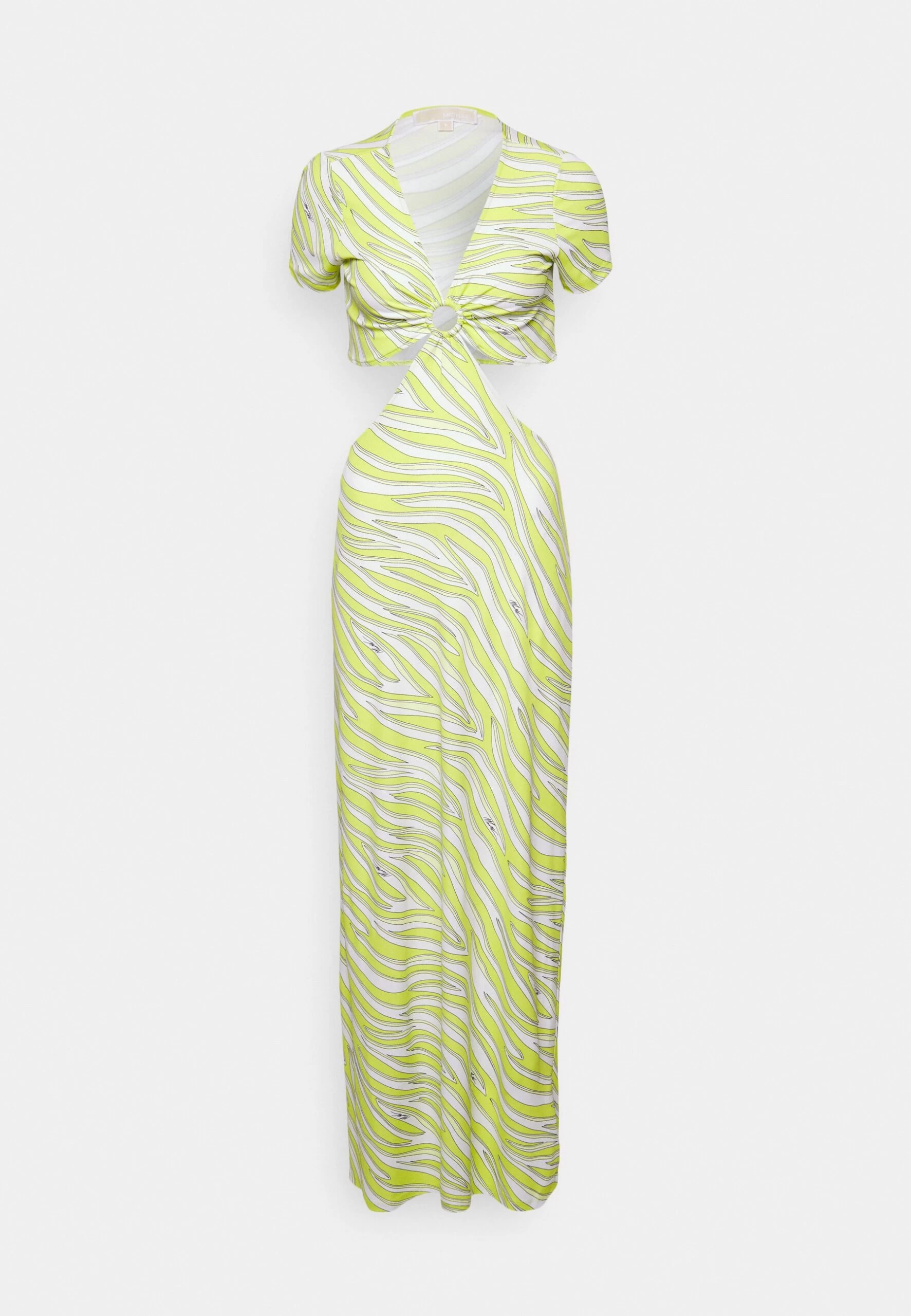 MICHAEL Michael Kors Zebra Oring - Maxi Dress - Limeade 7 MICHAEL Michael Kors Zebra Oring - Maxi Dress - Limeade - Image 5
