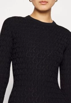MICHAEL Michael Kors Texture Stitch - Jumper Dress - Black 13 MICHAEL Michael Kors Texture Stitch - Jumper Dress - Black -Fashion Clothing-Michael Kors 08f57deb5eb7499289b97e7fd2c19d97