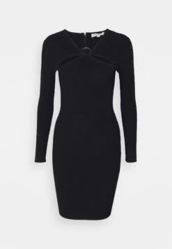MICHAEL Michael Kors O Ring Key Hole - Jumper Dress - Black -Fashion Clothing-Michael Kors 09aec8020896411581b347e2ca021bda