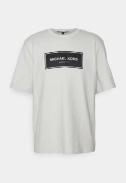 Michael Kors Flagship Logo Tee - Print T-Shirt - Opal 12 Michael Kors Flagship Logo Tee - Print T-Shirt - Opal -Fashion Clothing-Michael Kors 0a6338979f564d52bcb3a4421eea194f