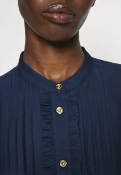 MICHAEL Michael Kors Button Down Blouse - Blouse - Midnightblue -Fashion Clothing-Michael Kors 0cf7e3fd56d3405b8436afc6b90ba8ad