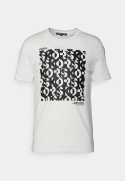 Michael Kors Kinetic Block Tee - Print T-Shirt - White 12 Michael Kors Kinetic Block Tee - Print T-Shirt - White -Fashion Clothing-Michael Kors 0d65327fc3b94e479900947dc405be6b