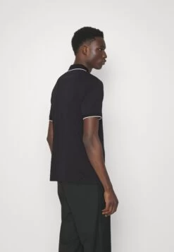 Michael Kors Chest Logo Tipped- Polo Shirt - Black -Fashion Clothing-Michael Kors 0dd647990ed64e319b2020d83b9e9e92