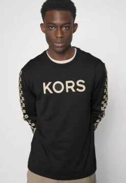 Michael Kors Crew - Long Sleeved Top - Black 14 Michael Kors Crew - Long Sleeved Top - Black -Fashion Clothing-Michael Kors 0e5a55f4a0fd4372a9c9a7058319858d