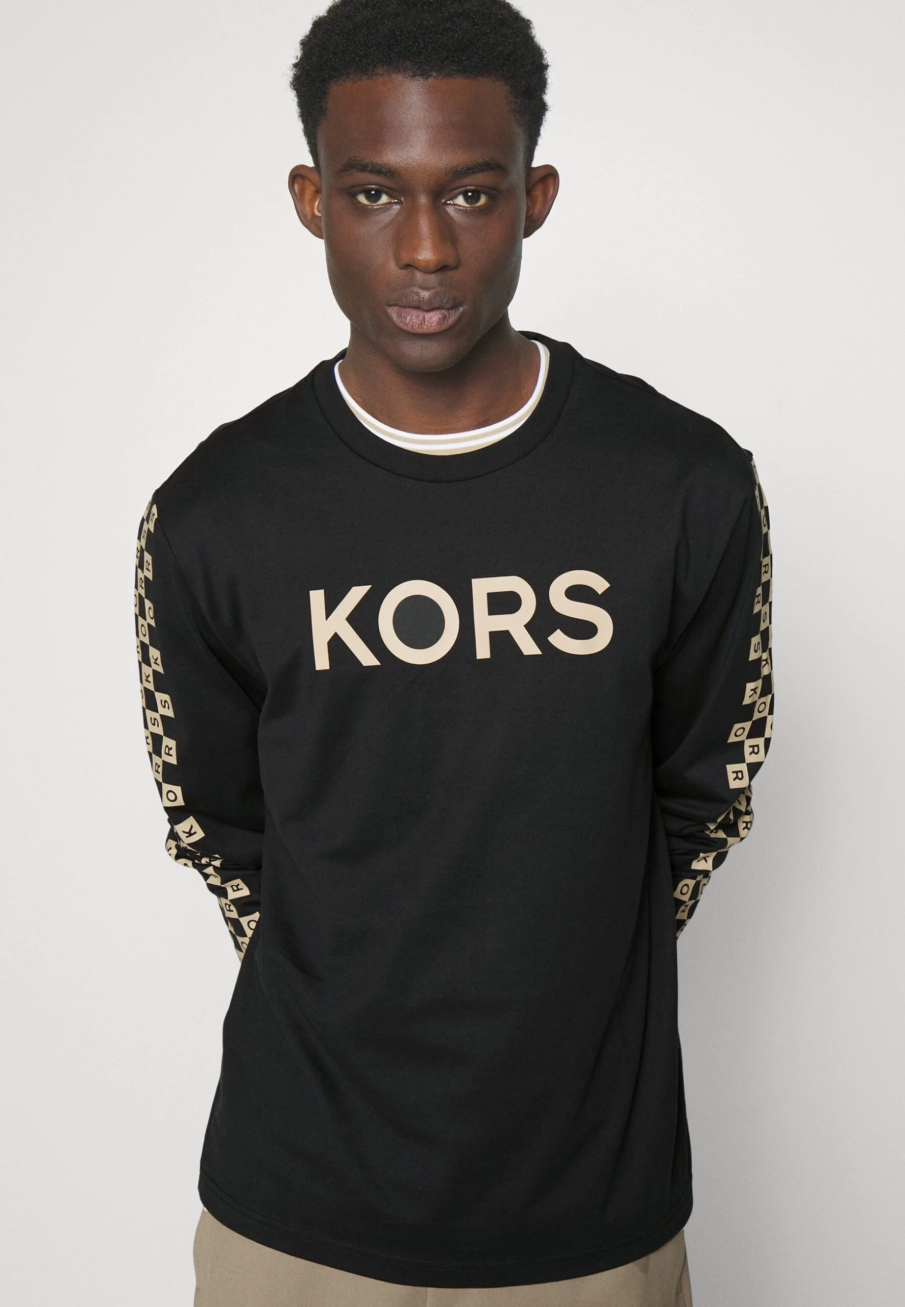 Michael Kors Crew - Long Sleeved Top - Black 7 Michael Kors Crew - Long Sleeved Top - Black - Image 5