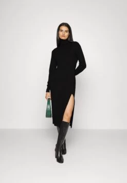 MICHAEL Michael Kors Easy Slit Midi - Day Dress - Black 11 MICHAEL Michael Kors Easy Slit Midi - Day Dress - Black -Fashion Clothing-Michael Kors 0f8bdc98de0d4d9d8b157680bbc95c5d