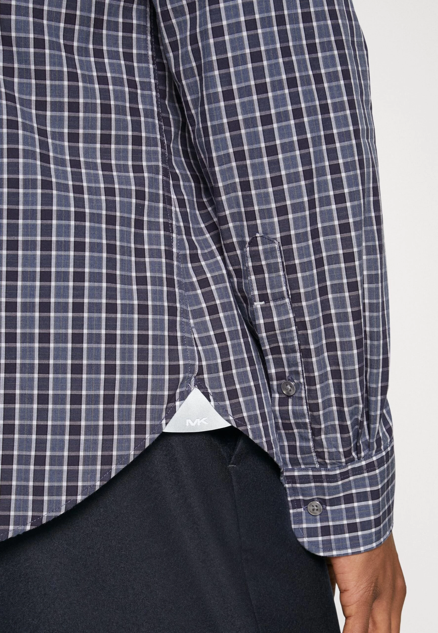 Michael Kors Washed Check Slim Fit - Formal Shirt - Denim 8 Michael Kors Washed Check Slim Fit - Formal Shirt - Denim - Image 6