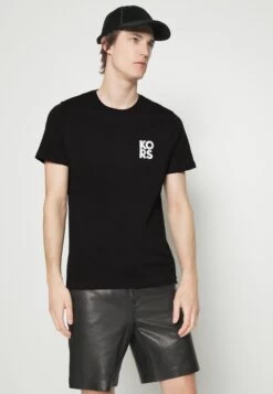 Michael Kors Transistor Tee - Print T-Shirt - Black -Fashion Clothing-Michael Kors 105a1ac6d75e4a4b8fa5a30e724d3788