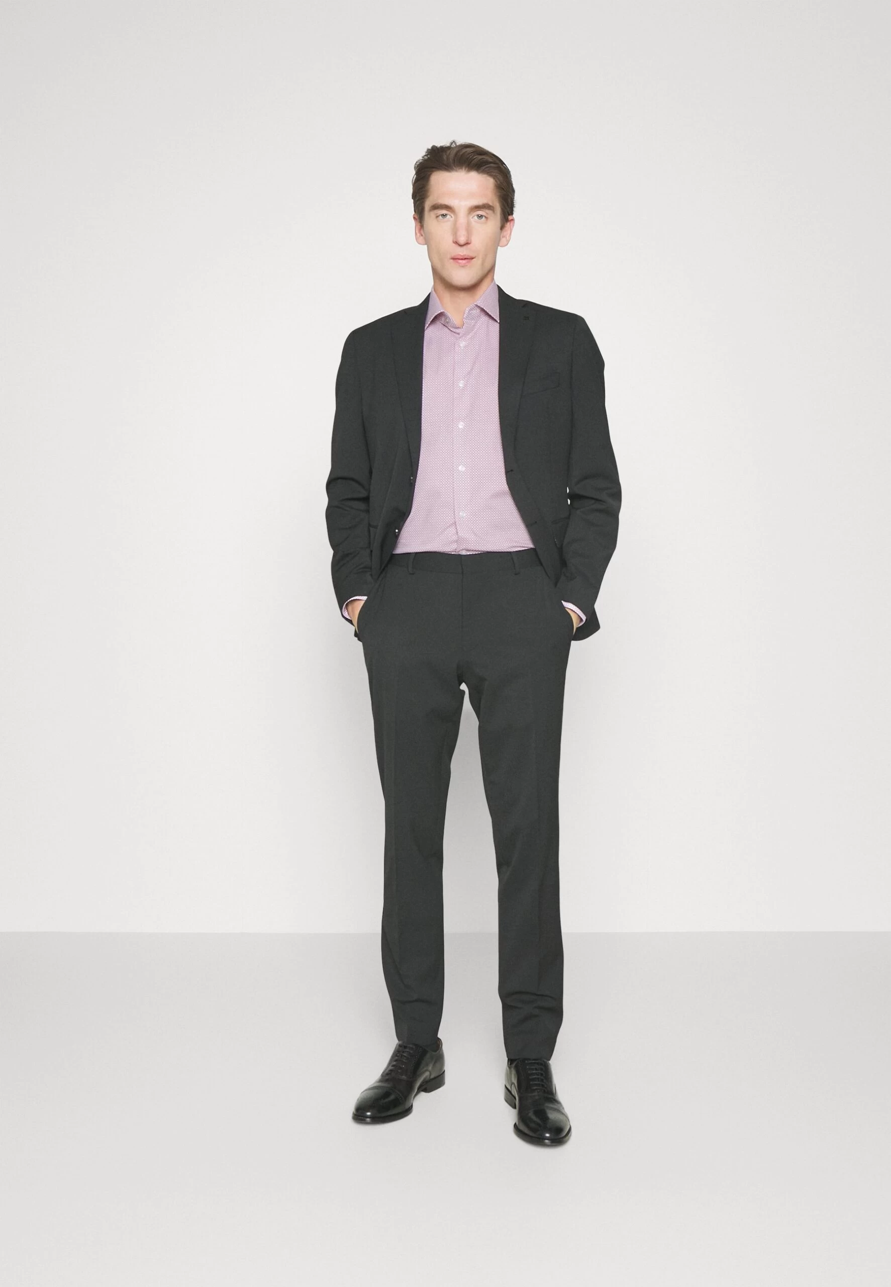 Michael Kors Circle And Cross Slim - Formal Shirt - Cherry 4 Michael Kors Circle And Cross Slim - Formal Shirt - Cherry - Image 2