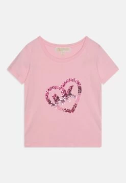 MICHAEL KORS KIDS Short Sleeves Tee - Print T-Shirt - Washed Pink