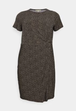 MICHAEL Michael Kors Twist Mini - Jersey Dress - Khaki 12 MICHAEL Michael Kors Twist Mini - Jersey Dress - Khaki -Fashion Clothing-Michael Kors 1210885d92554f99803c5f3c933b24ba