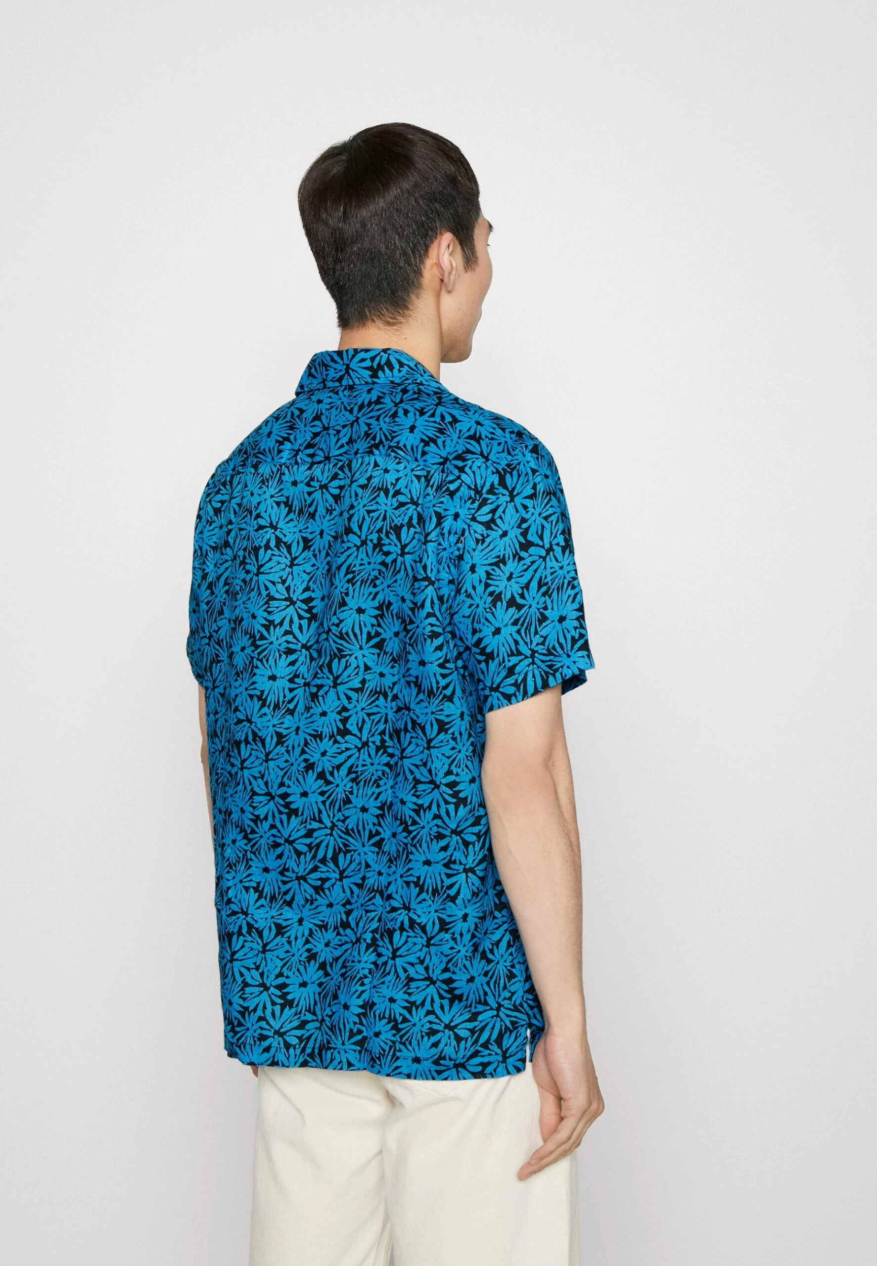 Michael Kors Painted Palm - Shirt - Cyan Blu 5 Michael Kors Painted Palm - Shirt - Cyan Blu - Image 3