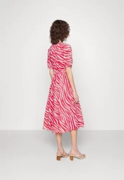 MICHAEL Michael Kors Large Zebra Midi Drs - Day Dress - Geranium 10 MICHAEL Michael Kors Large Zebra Midi Drs - Day Dress - Geranium -Fashion Clothing-Michael Kors 125a3c7cdfd44a5da87e55b59bd71548
