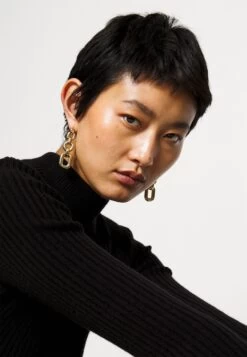 MICHAEL Michael Kors Mock Mini- Jumper Dress - Black 14 MICHAEL Michael Kors Mock Mini- Jumper Dress - Black -Fashion Clothing-Michael Kors 13b3aed40b6245359926a0ffe1d230da