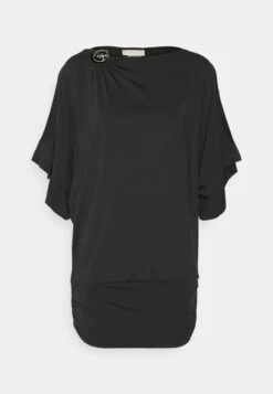 MICHAEL Michael Kors Iconic Solids Cover Up - Beach Accessory - Black -Fashion Clothing-Michael Kors 1410173a40594d038bda20b715ccea44