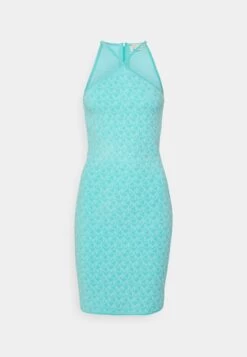 MICHAEL Michael Kors Dot Halter Dress - Shift Dress - Turquoise -Fashion Clothing-Michael Kors 156ae96e58934f0bb93a9d5aff7fdf5e