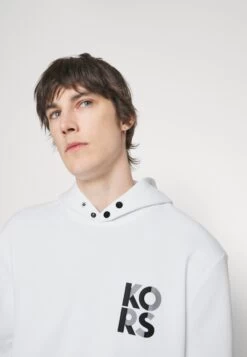 Michael Kors Transistor- Hoodie - White -Fashion Clothing-Michael Kors 1617c8885a7e4709a16da0d70fd77d5b