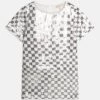 MICHAEL KORS KIDS Short Sleeved Dress - Cocktail Dress / Party Dress - Grey/White -Fashion Clothing-Michael Kors 169330b5391a4989acd65c7837177852