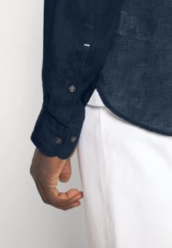 Michael Kors Popover Slim Shirt - Shirt - Navy -Fashion Clothing-Michael Kors 169d3abb641846e69d255cee43e2830e