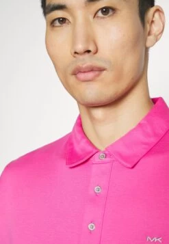Michael Kors Sleek - Polo Shirt - Cerise -Fashion Clothing-Michael Kors 169f3ab0e9f4447692fccc85967e848d