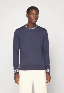 Michael Kors Tape Crew - Sweatshirt - Midnight