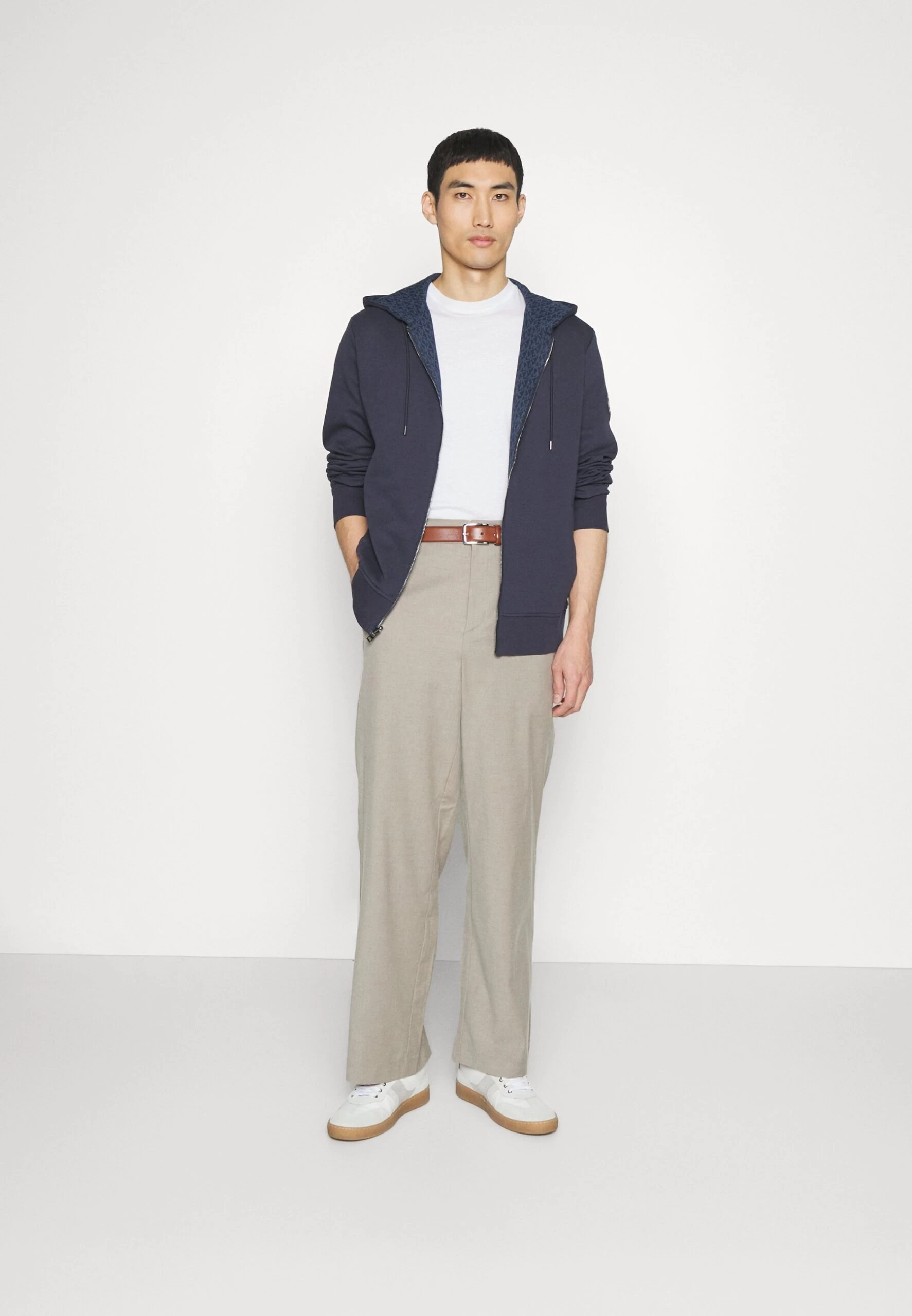 Michael Kors Reversible Hood - Zip-Up Sweatshirt - Midnight 4 Michael Kors Reversible Hood - Zip-Up Sweatshirt - Midnight - Image 2