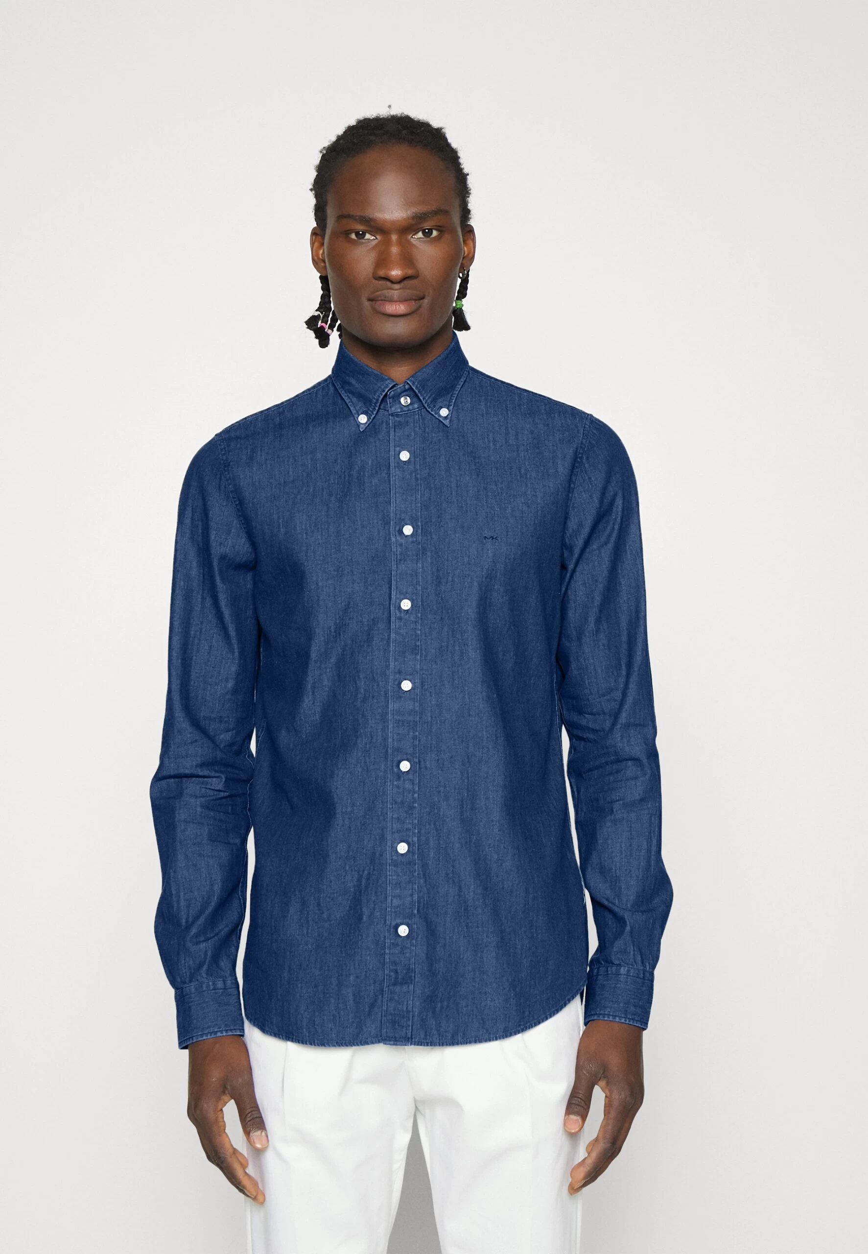 Michael Kors Real Slim - Shirt - Indigo 3 Michael Kors Real Slim - Shirt - Indigo