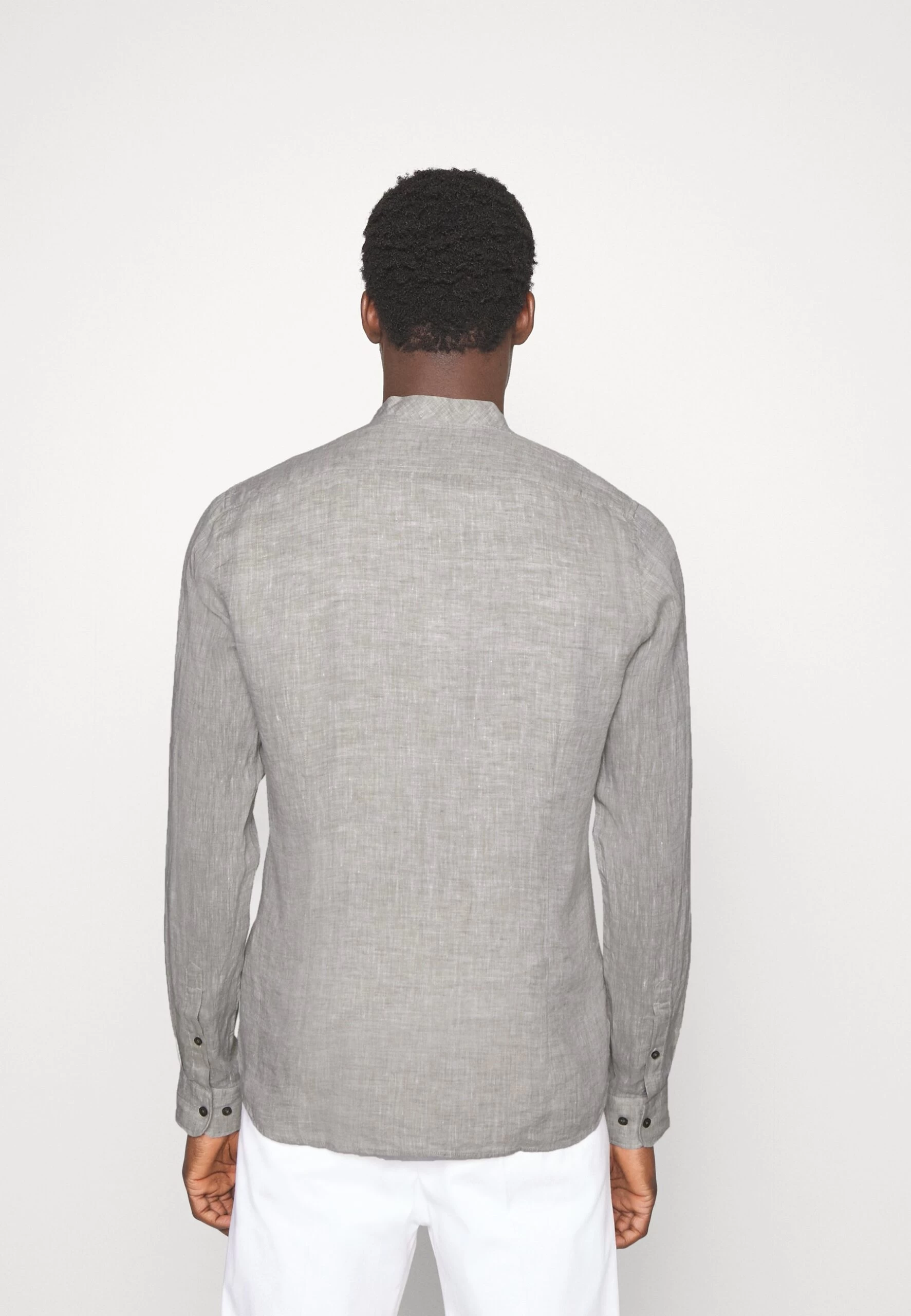 Michael Kors Popover Slim Shirt - Shirt - Taupe 5 Michael Kors Popover Slim Shirt - Shirt - Taupe - Image 3