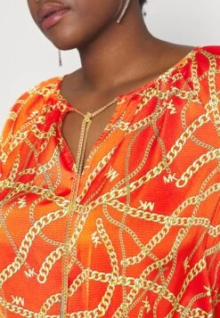MICHAEL Michael Kors Logo - Blouse - Optic Orange -Fashion Clothing-Michael Kors 1ce3553b29f249fb938e91c67d5c1299
