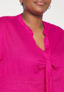 MICHAEL Michael Kors Solid Tie Blouse - Blouse - Cerise 13 MICHAEL Michael Kors Solid Tie Blouse - Blouse - Cerise -Fashion Clothing-Michael Kors 1d05c3875d994618af04fe49be7037c5