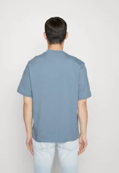 Michael Kors Flagship Logo Tee - Print T-Shirt - Chambray -Fashion Clothing-Michael Kors 1d0c68ba1c304fa8a34f6720a30b16e5