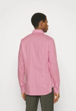 Michael Kors Diagonal Print Slim Shirt - Shirt - Cherry -Fashion Clothing-Michael Kors 1ec34643f097445caff57679baaf40b5