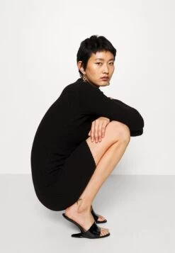 MICHAEL Michael Kors Mock Mini- Jumper Dress - Black 15 MICHAEL Michael Kors Mock Mini- Jumper Dress - Black -Fashion Clothing-Michael Kors 1f015bc766be459c9dea2b32c4ed97c5