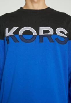 Michael Kors Color Block Crew - Sweatshirt - Royal Blu -Fashion Clothing-Michael Kors 2034b255610d4561a92fe2f6eefe5b76