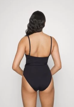 MICHAEL Michael Kors Solids- Swimsuit - Black -Fashion Clothing-Michael Kors 207236b3b756408181cc5b965bdc6253