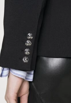 MICHAEL Michael Kors Patch Fitted Blazer - Blazer -Fashion Clothing-Michael Kors 2389531877824f03bd001cfe1f56a2e2