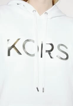 MICHAEL Michael Kors Emboss Kors Hoodie - Hoodie - White -Fashion Clothing-Michael Kors 2428317ef92a46e881e53a9914be99d2