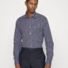 Michael Kors Washed Check Slim Fit - Formal Shirt - Denim -Fashion Clothing-Michael Kors 249695027524478eb23367c5c183090b