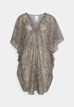 MICHAEL Michael Kors Abstract Caftan Cover Up - Beach Accessory - Khaki -Fashion Clothing-Michael Kors 24acc97aee4e4570853f6e431c18ee80